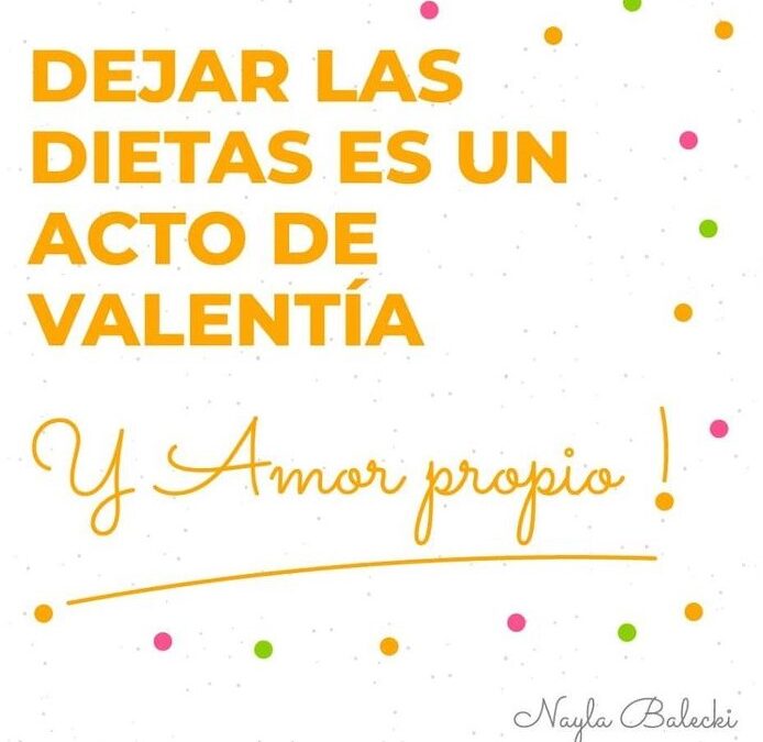 Dejar las dietas, ¿sí o no?